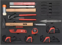 Servante 6 Tiroirs + 135 Outils De Maintenance Indus. SAM OUTILLAGE Modules Mousse - 416-135M 10 Servante 6 Tiroirs + 135 Outils De Maintenance Indus. SAM OUTILLAGE Modules Mousse - 416-135M -Maxoutil Soldes cpp 200pmz 04