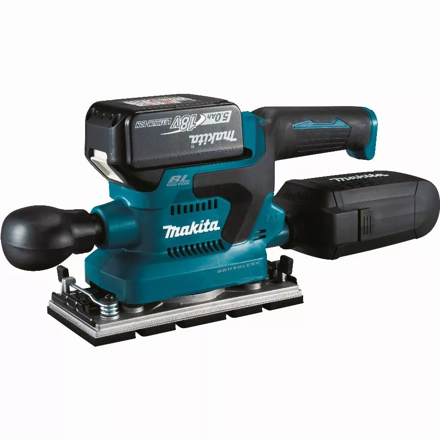 Ponceuse Vibrante 18V Ø93x185 Mm Bluetooth AWS MAKITA 2 Batt.BL1850B - DBO381RTJU 3 Ponceuse Vibrante 18V Ø93x185 Mm Bluetooth AWS MAKITA 2 Batt.BL1850B - DBO381RTJU