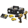Kit 2 Outils XR 12V 3Ah Li-Ion Brushless DEWALT Perceuse à Percussion + Visseuse à Chocs - DCK2111L2T-QW -Maxoutil Soldes dck2111l2t 1