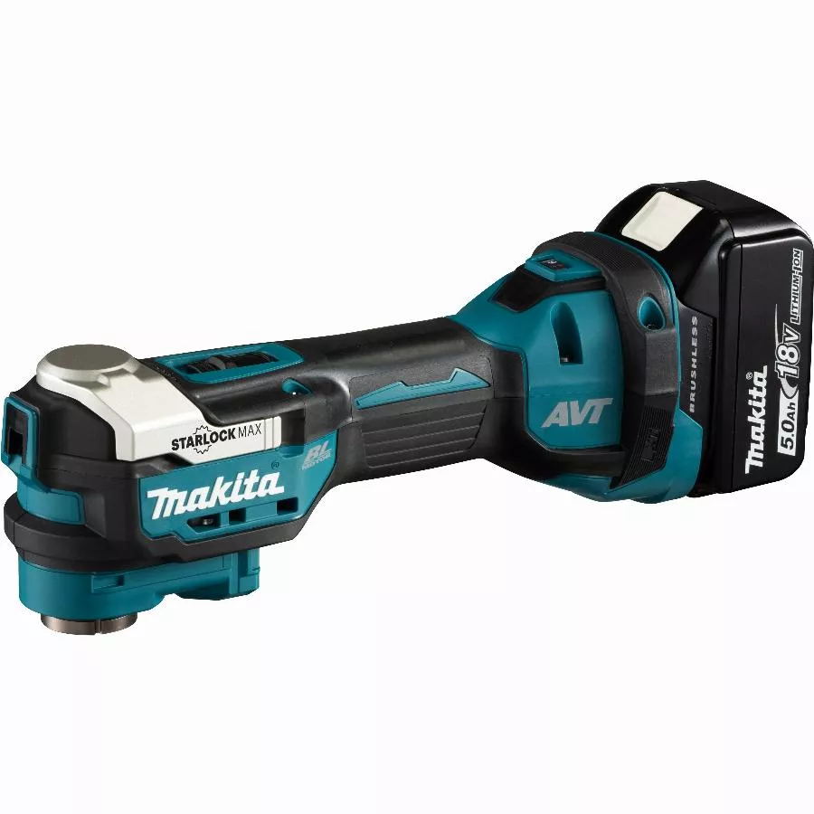 Découpeur-ponceur Multifonctions 18V MAKITA + Coffret + 2 Batt. BL1850B - DTM52RTJX1 3 Découpeur-ponceur Multifonctions 18V MAKITA + Coffret + 2 Batt. BL1850B - DTM52RTJX1