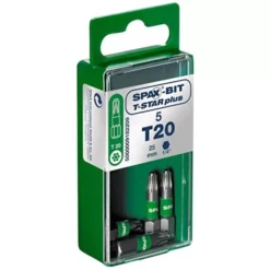 Embout Vissage T-STAR+ T20 Par 5pcs 25 Mm - 5000009192209 5 Embout Vissage T-STAR+ T20 Par 5pcs 25 Mm - 5000009192209 -Maxoutil Soldes embout torx pour usage regulier t star spax square 650x650 1
