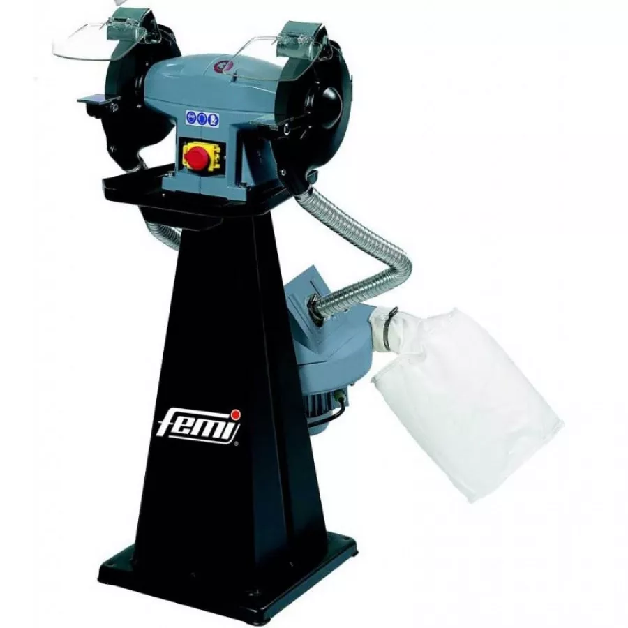 Touret FEMI 196/M - 450 W Triphasé - Ø 150x25x16 Mm - Meule Comprise - 8005132 3 Touret FEMI 196/M - 450 W Triphasé - Ø 150x25x16 Mm - Meule Comprise - 8005132