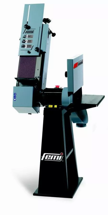 Combi Ponceuse à Bande / Ponceuse à Disque FEMI Avec Socle - Triphasé 1600W Bande 150 X 1750 Mm - 8286232 3 Combi Ponceuse à Bande / Ponceuse à Disque FEMI Avec Socle - Triphasé 1600W Bande 150 X 1750 Mm - 8286232