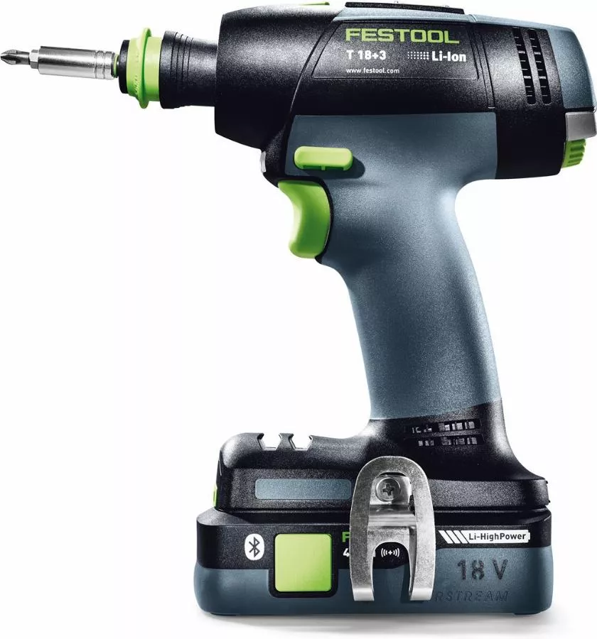 Perceuse Visseuse Sans Fil T 18+3 HPC 4.0 I-Set FESTOOL - 576989 4 Perceuse Visseuse Sans Fil T 18+3 HPC 4.0 I-Set FESTOOL - 576989 – Image 2