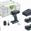 Perceuse Visseuse Sans Fil T 18+3 HPC 4.0 I-Set FESTOOL - 576989 2 Perceuse Visseuse Sans Fil T 18+3 HPC 4.0 I-Set FESTOOL - 576989 -Maxoutil Soldes fest2657
