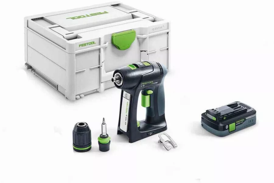Perceuse-visseuse Sans Fil C 18 Basic 4.0 - Sans Batterie, Ni Chargeur - FESTOOL - 577050 3 Perceuse-visseuse Sans Fil C 18 Basic 4.0 - Sans Batterie, Ni Chargeur - FESTOOL - 577050