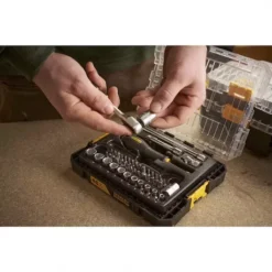 COFFRET DE DOUILLES STAKBOX M - ¼’’ STANLEY JEU DE 48 PCS - FATMAX - FMMT98101-0 -Maxoutil Soldes fmmt98101 0 a4 1