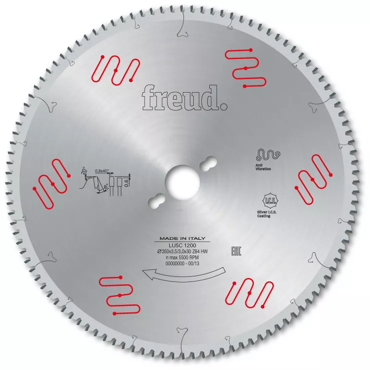 Lame Pour Métaux Non Ferreux/PVC/Aluminium FREUD - Ø400 3,5/3 AL32 Z96 TP- - F03FS05277 -LU5C 1900 3 Lame Pour Métaux Non Ferreux/PVC/Aluminium FREUD - Ø400 3,5/3 AL32 Z96 TP- - F03FS05277 -LU5C 1900