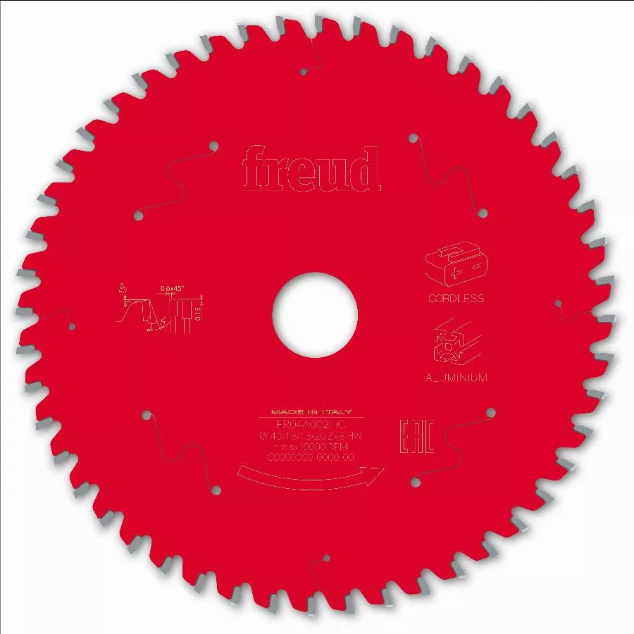 Lame Pour Scie Circulaire Portative Sans Fil FREUD - Ø140 1,8/1,3 AL20 Z48 TP -5° - F03FS10083 -FR04A002HC 3 Lame Pour Scie Circulaire Portative Sans Fil FREUD - Ø140 1,8/1,3 AL20 Z48 TP -5° - F03FS10083 -FR04A002HC