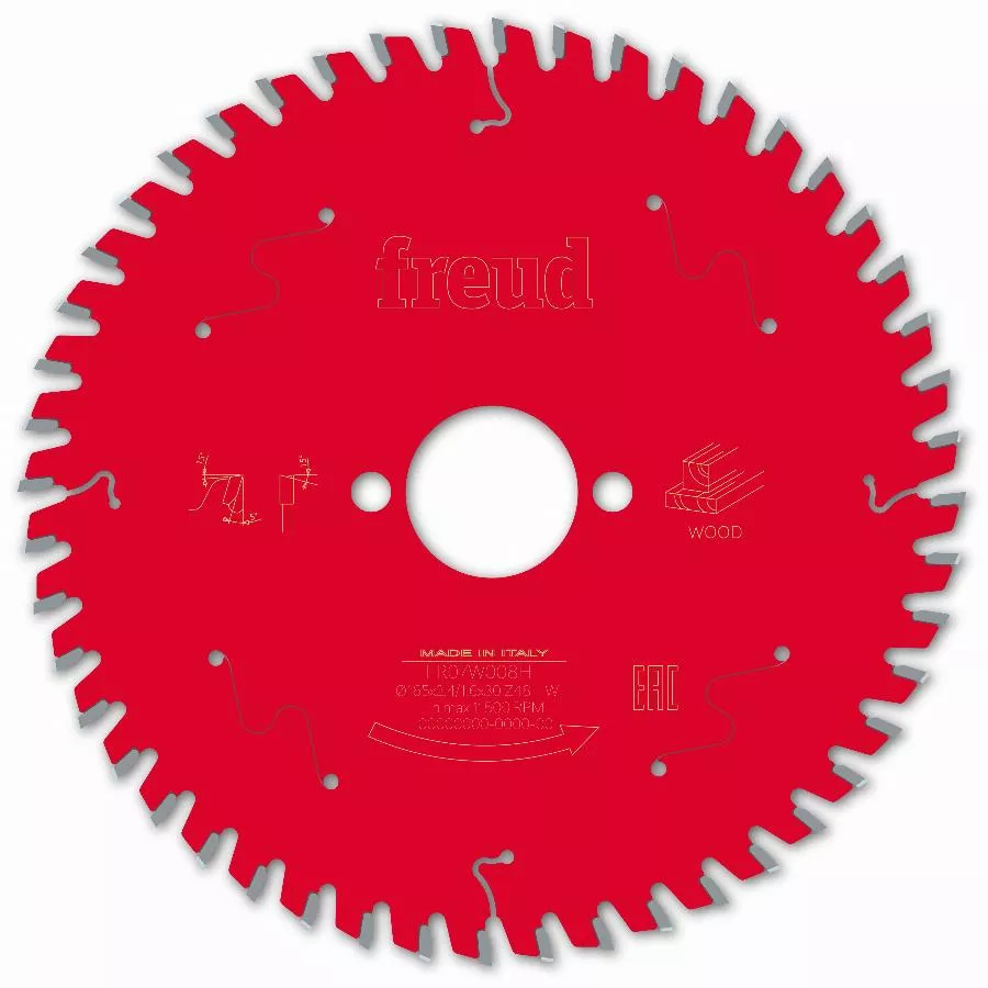 Lame Pour Scie Circulaire Portative FREUD - Ø165 2,4/1,6 AL30 Z48 BA 5° - F03FS09693 -FR07W008H 3 Lame Pour Scie Circulaire Portative FREUD - Ø165 2,4/1,6 AL30 Z48 BA 5° - F03FS09693 -FR07W008H