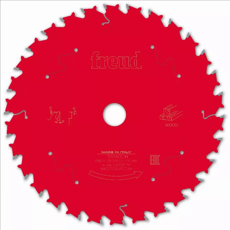 Lame Scie Circulaire Portative Filaire/sans Fil FREUD - Ø182 1,7/1,3 AL19,05 Z30 BA 15° - F03FS09700 -FR10W001H 3 Lame Scie Circulaire Portative Filaire/sans Fil FREUD - Ø182 1,7/1,3 AL19,05 Z30 BA 15° - F03FS09700 -FR10W001H