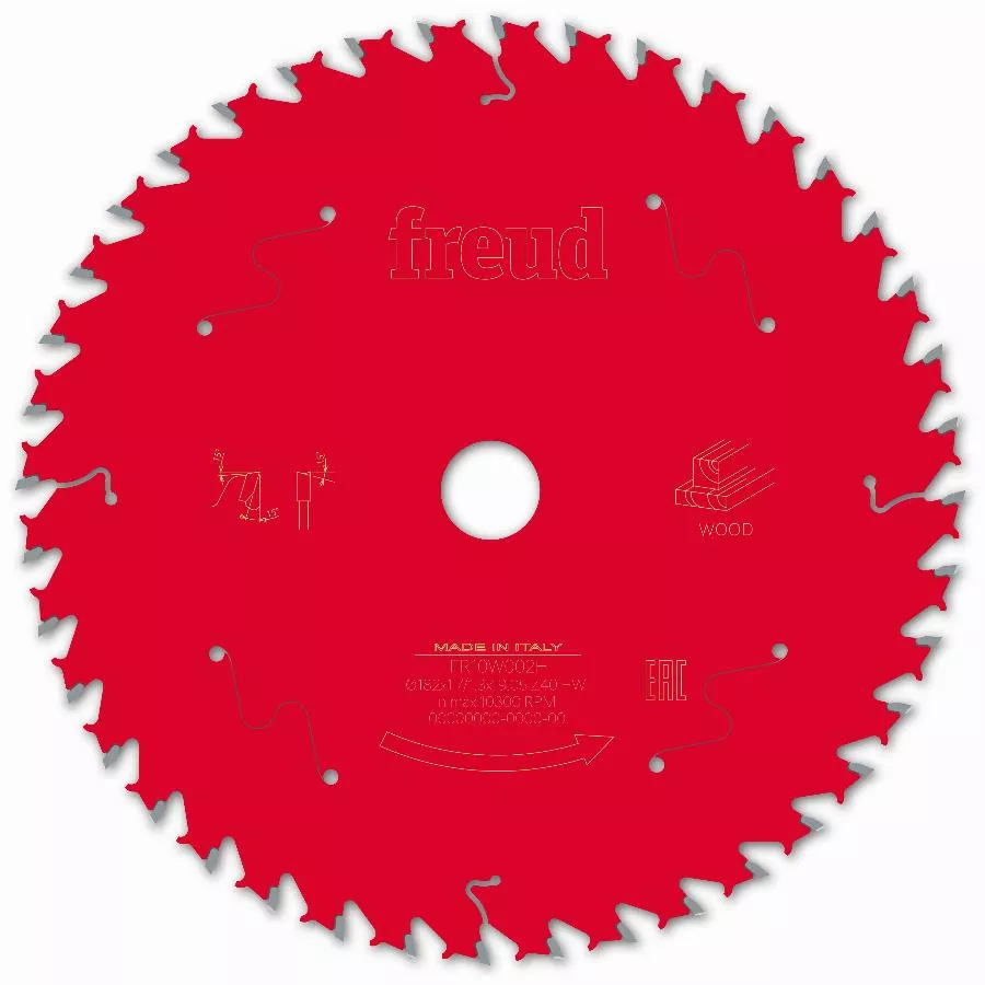 Lame Scie Circulaire Portative Filaire/sans Fil FREUD - Ø182 1,7/1,3 AL19,05 Z40 BA 15° - F03FS09701 -FR10W002H 3 Lame Scie Circulaire Portative Filaire/sans Fil FREUD - Ø182 1,7/1,3 AL19,05 Z40 BA 15° - F03FS09701 -FR10W002H