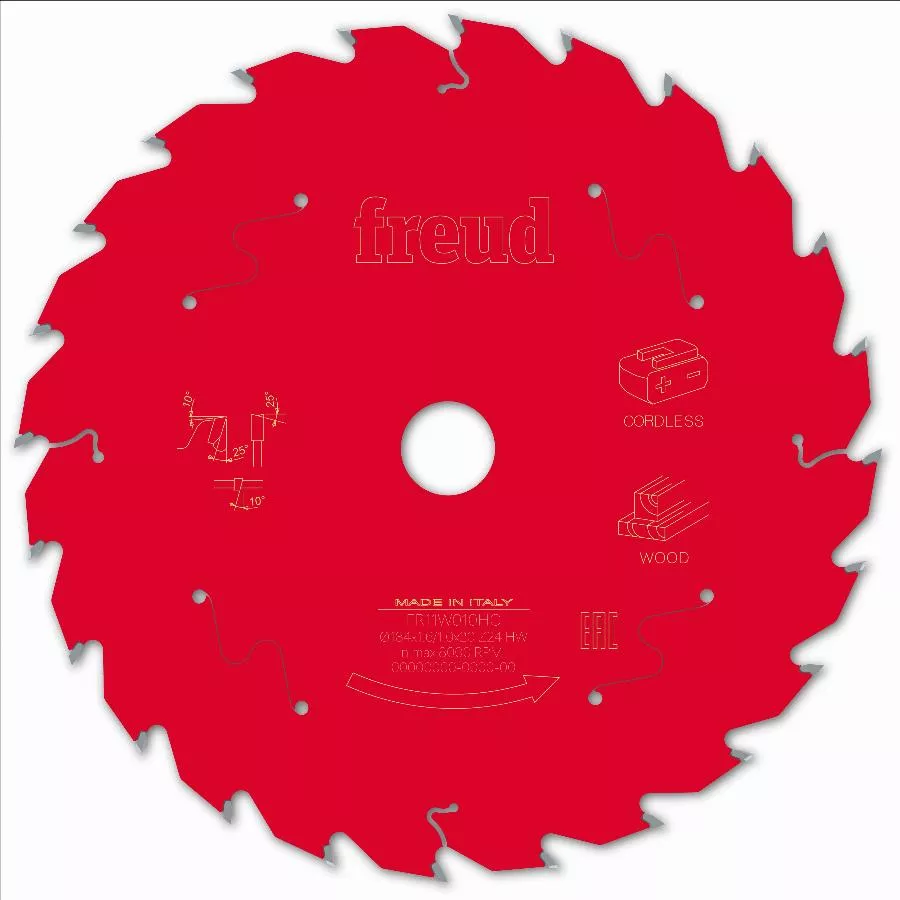Lame Pour Scie Circulaire Portative Sans Fil FREUD - Ø184 1,55/1 AL20 Z24 BA 25° - F03FS10055 -FR11W010HC 3 Lame Pour Scie Circulaire Portative Sans Fil FREUD - Ø184 1,55/1 AL20 Z24 BA 25° - F03FS10055 -FR11W010HC
