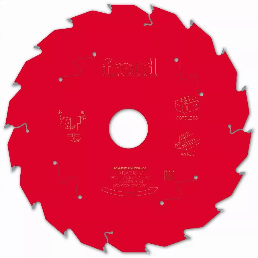 Lame Pour Scie Circulaire Portative Sans Fil FREUD - Ø190 1,45/1 AL30 Z18 BA 25° - F03FS10057 -FR13W010HC 3 Lame Pour Scie Circulaire Portative Sans Fil FREUD - Ø190 1,45/1 AL30 Z18 BA 25° - F03FS10057 -FR13W010HC