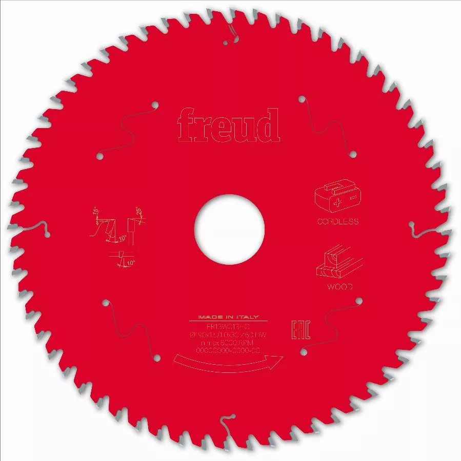 Lame Pour Scie Circulaire Portative Sans Fil FREUD - Ø190 1,45/1 AL30 Z60 BA 10° - F03FS10060 -FR13W013HC 3 Lame Pour Scie Circulaire Portative Sans Fil FREUD - Ø190 1,45/1 AL30 Z60 BA 10° - F03FS10060 -FR13W013HC