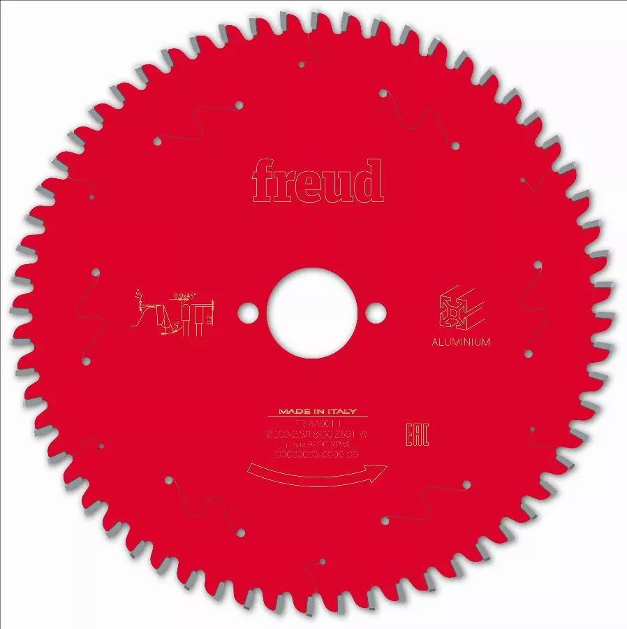 Lame Pour Scie Circulaire Portative FREUD - Ø200 2,8/1,8 AL30 Z60 TP -5° - F03FS09816 -FR14A001H 3 Lame Pour Scie Circulaire Portative FREUD - Ø200 2,8/1,8 AL30 Z60 TP -5° - F03FS09816 -FR14A001H