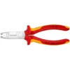 Pince à Dégainer KNIPEX Accès Difficile - Isolés 1000 V - Ø 13 Mm - 13 46 165 -Maxoutil Soldes im0007723