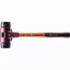Maillet HALDER SIMPLEX Caoutchouc Chargé Avec Boîtier En Fonte Malléable Et Manche En Bois - D=50 Mm - 3002.050 -Maxoutil Soldes im0008922 foto artgrp 1