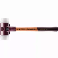 Maillet HALDER SIMPLEX Superplastique Avec Boîtier En Fonte Malléable Et Manche En Bois - D=80 Mm - 3007.080