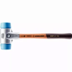 Maillet HALDER SIMPLEX TPE Souple Avec Boîtier En Aluminium Et Manche En Bois - D=40 Mm - 3101.040