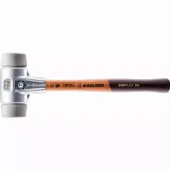 Maillet HALDER SIMPLEX TPE Moyen Avec Boîtier En Aluminium Et Manche En Bois - D=50 Mm - 3103.050