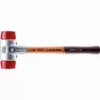 Maillet HALDER SIMPLEX Plastique Avec Boîtier En Aluminium Et Manche En Bois - D=50 Mm - 3106.050 -Maxoutil Soldes im0008950 foto artgrp