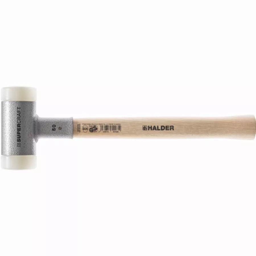 Maillet SUPERCRAFT, Avec Manche, Vernis, En Hickory Réduisant Les Vibrations, Ergonomique - D=45 Mm - 3366.045 3 Maillet SUPERCRAFT, Avec Manche, Vernis, En Hickory Réduisant Les Vibrations, Ergonomique - D=45 Mm - 3366.045