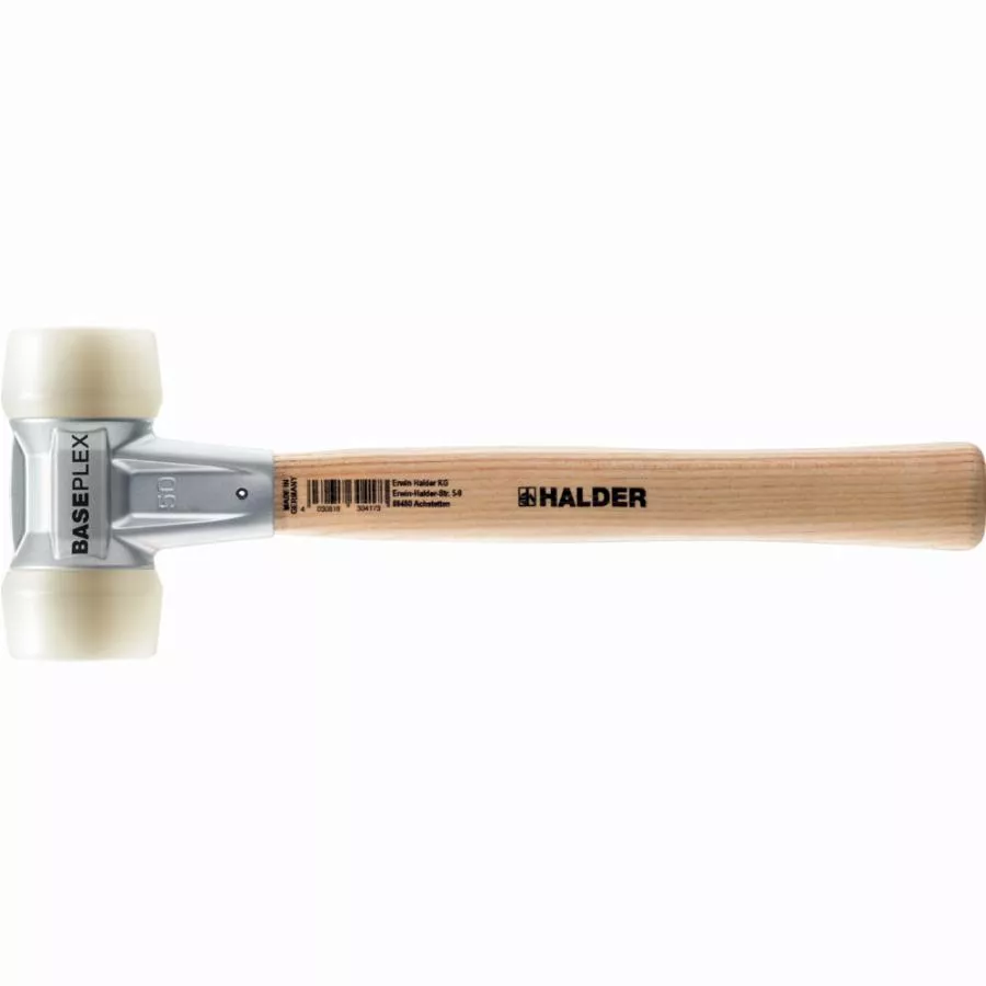 Maillet BASEPLEX, Nylon / Nylon Avec Boîtier En Zinc Moulé Et Manche En Bois - D=50 Mm - 3908.050 3 Maillet BASEPLEX, Nylon / Nylon Avec Boîtier En Zinc Moulé Et Manche En Bois - D=50 Mm - 3908.050