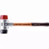 Maillet HALDER SIMPLEX Caoutchouc Chargé / Plastique Avec Boîtier En Aluminium Et Manche En Bois - D=60 Mm - 3126.060 -Maxoutil Soldes im0009088 foto artgrp 1