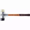 Maillet HALDER SIMPLEX Caoutchouc Chargé / Nylon Avec Boîtier En Aluminium Et Manche En Bois - D=40 Mm - 3128.040 -Maxoutil Soldes im0009089 foto artgrp 3