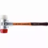 Maillet HALDER SIMPLEX Plastique / Superplastique Avec Boîtier En Aluminium Et Manche En Bois - D=50 Mm - 3167.050 -Maxoutil Soldes im0009093 foto artgrp 3