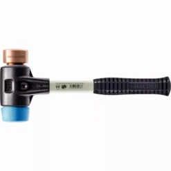 Maillet HALDER SIMPLEX TPE Souple / Cuivre Avec Boîtier En Fonte Malléable Renforcée Et Manche En Fibre De Verre - D=30 Mm - 3714.030