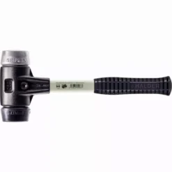 Maillet HALDER SIMPLEX Caoutchouc Chargé / Métal Doux Avec Boîtier En Fonte Malléable Renforcée Et Manche En Fibre De Verre - D=80 Mm - 3729.080