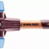 Maillet HALDER SIMPLEX TPE Souple Avec Boîtier En Fonte Malléable Et Manche En Bois - D=80 Mm - Manche Extra-court - 3001.082 -Maxoutil Soldes im0013875 foto artgrp
