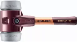 Maillet HALDER SIMPLEX Superplastique Avec Boîtier En Fonte Malléable Et Manche En Bois - D=80 Mm - Manche Extra-court - 3007.082