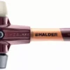 Maillet HALDER SIMPLEX Caoutchouc Chargé, Avec Pied Intégré / Nylon, Avec Boîtier En Fonte Malléable Et Manche En Bois De Haute Qualité - D=80 Mm - Manche Extra-court - 3028.282 -Maxoutil Soldes im0013889 foto artgrp