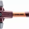 Maillet HALDER SIMPLEX Caoutchouc Chargé, Avec Pied Intégré / Métal Doux, Avec Boîtier En Fonte Malléable Et Manche En Bois De Haute Qualité - D=80 Mm - Manche Extra-court - 3029.282 -Maxoutil Soldes im0013890 foto artgrp