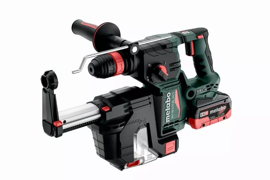 Perforateur Burineur + Extracteur KH 18 LTX 24 BL Quick + ISA18LTX24 METABO - 601714930 3 Perforateur Burineur + Extracteur KH 18 LTX 24 BL Quick + ISA18LTX24 METABO - 601714930