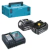 Pack Énergie MAKITA 18 V 6 Ah Li-Ion 2 Batteries BL1860B + 1 Chargeur + Coffret MAKPAC - 198116-4 -Maxoutil Soldes mak0703