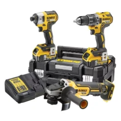 Kit 3 Outils XR 18V Brushless Perceuse Visseuse Compact + Visseuse à Chocs + Meuleuse Ø125MM + 2 Batteries XR Flexvolt 54V - DEWALT - DCK324T2-QW 7 Kit 3 Outils XR 18V Brushless Perceuse Visseuse Compact + Visseuse à Chocs + Meuleuse Ø125MM + 2 Batteries XR Flexvolt 54V - DEWALT - DCK324T2-QW -Maxoutil Soldes pack 3 outils dewalt dck384p2t qw xr 18v 5ah li ion perceuse visseuse compact visseuse a chocs meuleuse o125mm