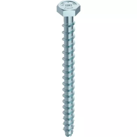 Vis Béton HECO Multi-Monti - Tête Hexagonale - Acier Zingué Blanc 3 Vis Béton HECO Multi-Monti - Tête Hexagonale - Acier Zingué Blanc