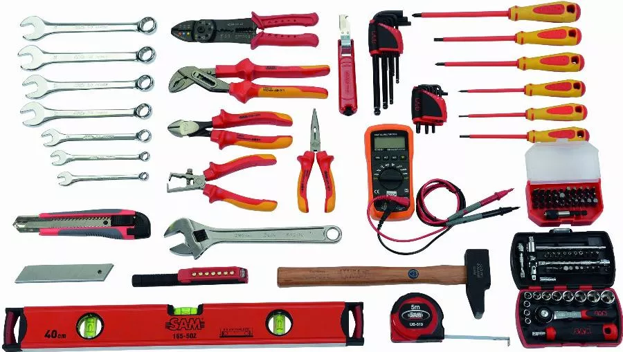 Caisse Textile 39 Litres + 122 Outils électricien SAM OUTILLAGE - CP-ELEC1 4 Caisse Textile 39 Litres + 122 Outils électricien SAM OUTILLAGE - CP-ELEC1 – Image 2