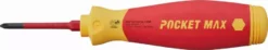 Tournevis Porte-embout WIHA PocketMax Isolé 1000V + 4 Embouts Isolés Slim - 45296 -Maxoutil Soldes sb283109040 pocketmax electric geschl 02