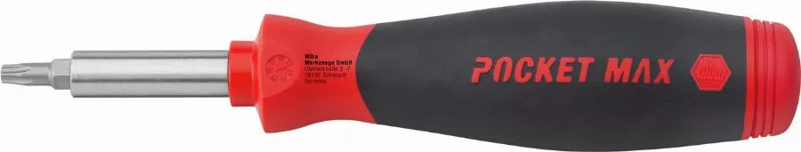 Tournevis Porte-embout WIHA PocketMax Magnétique + 8 Embouts Standard - 45292 3 Tournevis Porte-embout WIHA PocketMax Magnétique + 8 Embouts Standard - 45292