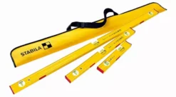 Set De Niveaux Magnétiques à Bulle PRO 80 ASM STABILA 120/ 60/ 30 Cm + Housse - 19716