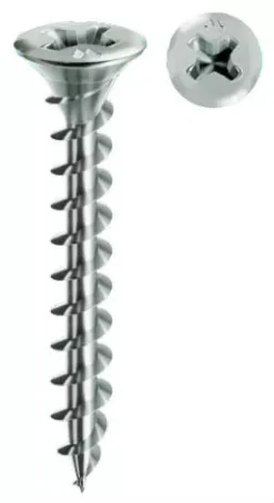 Vis Framex PVC Tête Fraisée Réduite PH Filetage Total MUSTAD - SP436A